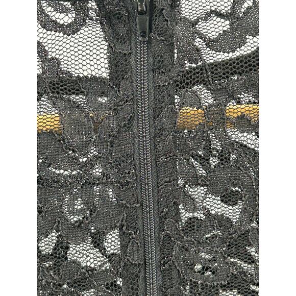 City Triangles Prom Cocktail two Piece Party Black Red Lace Juniors Size 5 - Picture 12 of 12